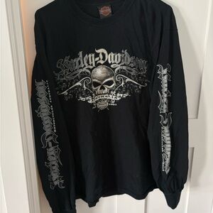 Harley-Davidson Australia Black Long Sleeve Tee
